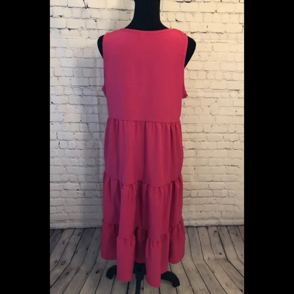 EUC pink sleeveless dress - XL - Picture 3 of 6